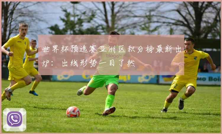 世界杯预选赛亚洲区积分榜最新出炉:出线形势一目了然